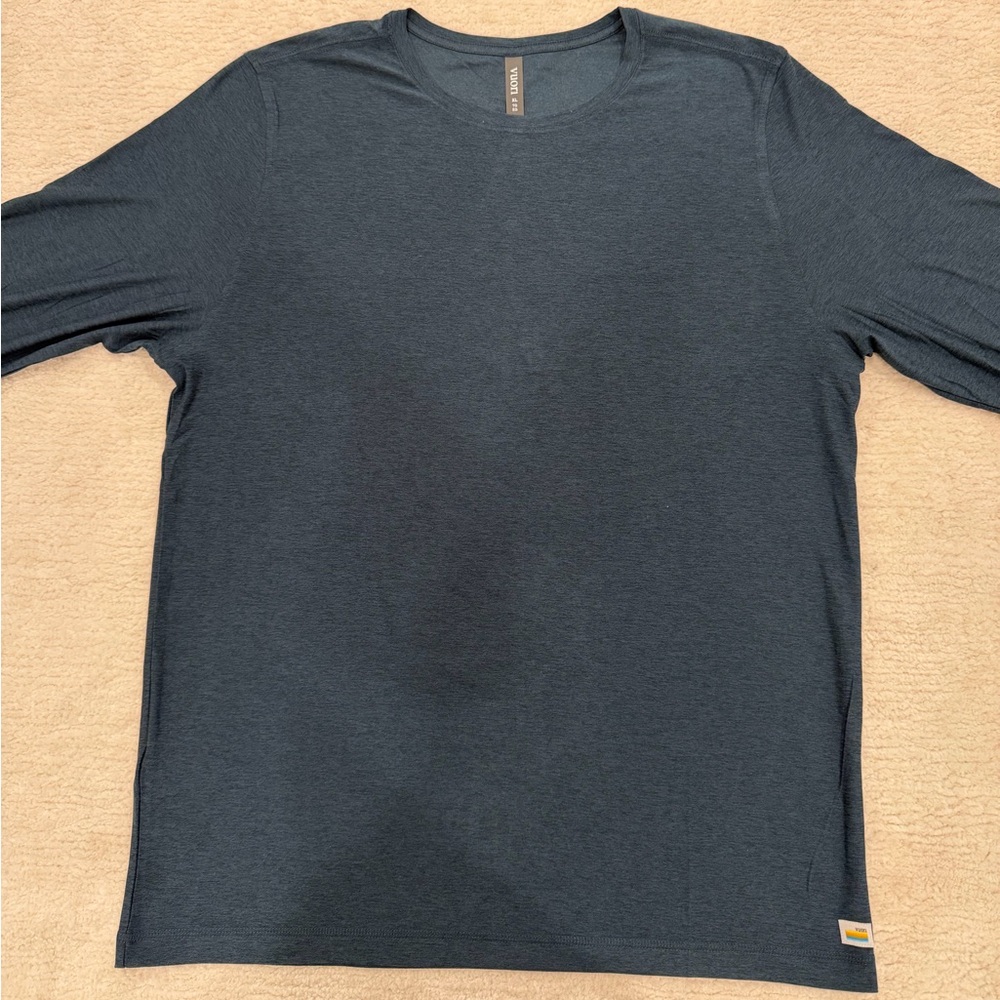 Vuori Dark Blue Long Sleeve Tee
